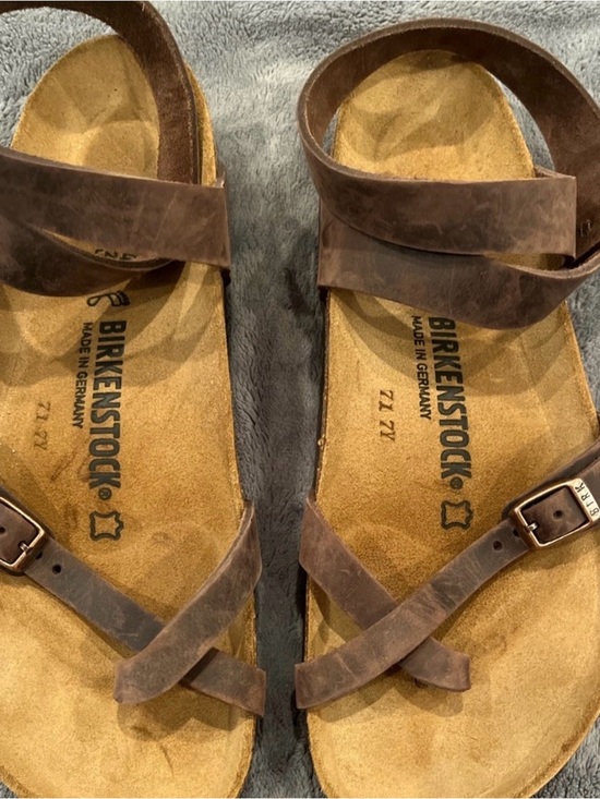 Birkenstock Shoes - Birkenstock 41 100% Leather Brown sandals